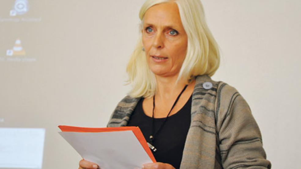 Anwohnerin Sonja Franta kämpfte erfolgreich für den Erhalt des Spielplatzes an der Hammenstiege. © Foto: Boelmann