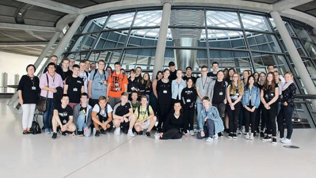 Weeneraner Oberschüler erkunden die Bundeshauptstadt