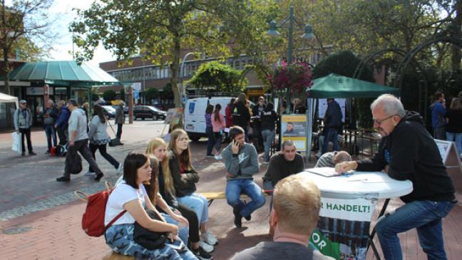 Schüler diskutieren übers Klima