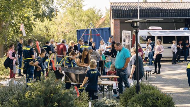 »Helden-Medaillen« für THW-Besucher