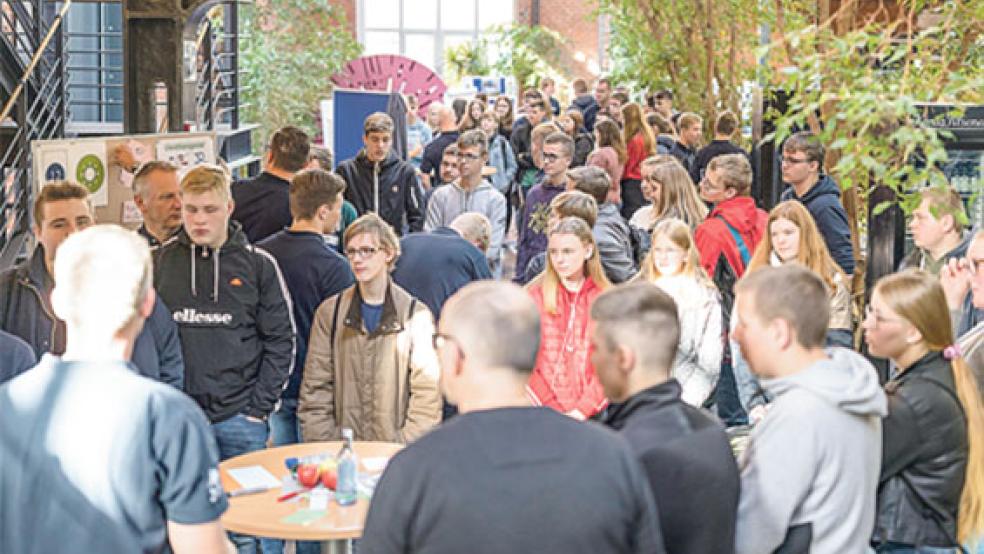 Mehr als 200 Schüler haben am Zukunftsdialog mit der Papenburger Meyer Werft teilgenommen. © Fotos: Wessels (Meyer Werft)