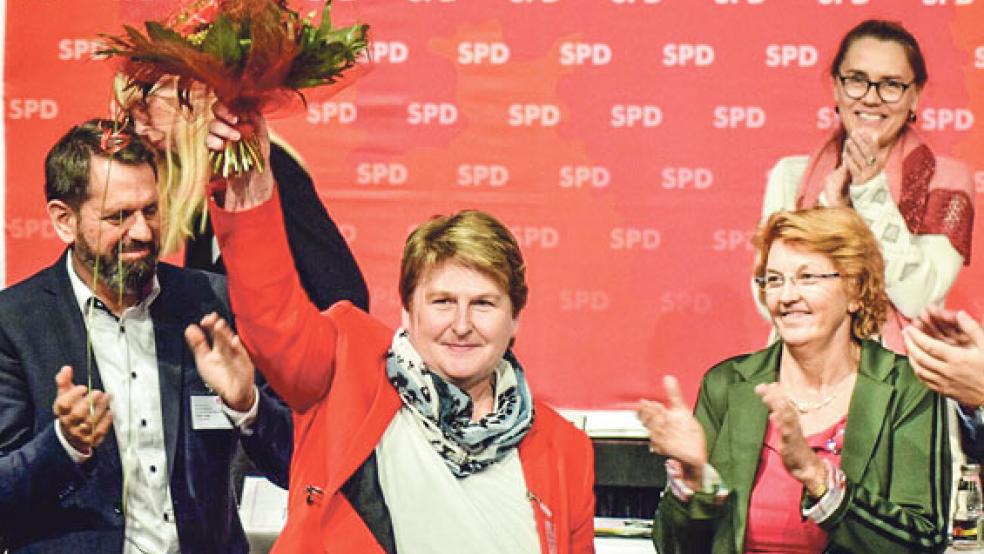 Hanne Modder aus Bunde ist die alte und neue SPD-Bezirksvorsitzende.  © Foto: privat