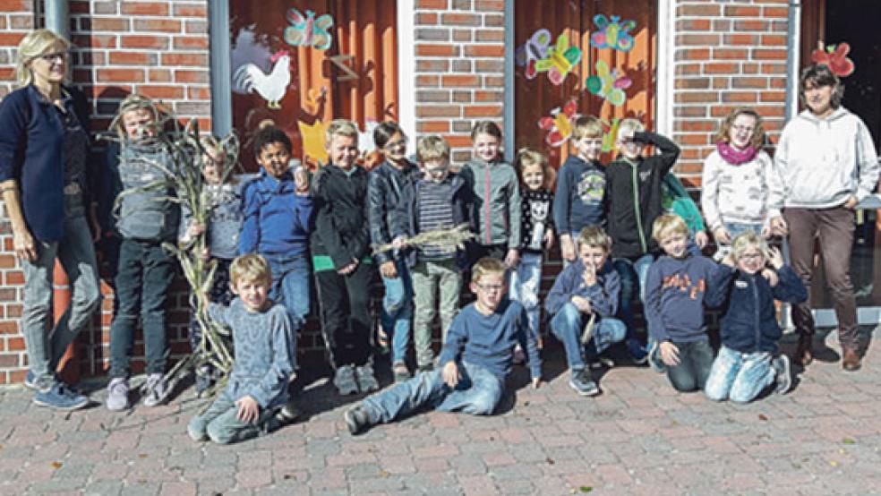 Die Zweit- und Drittklässler der Grundschule Dollart haben viel über den Umgang mit Lebensmitteln erfahren. © Foto: privat