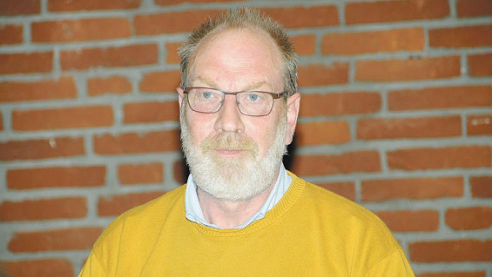 Curt Weber dankte auf der Mitgliederversammlung der Heimatbühne Bingum allen Helfern und Unterstützern. © Foto: Wolters