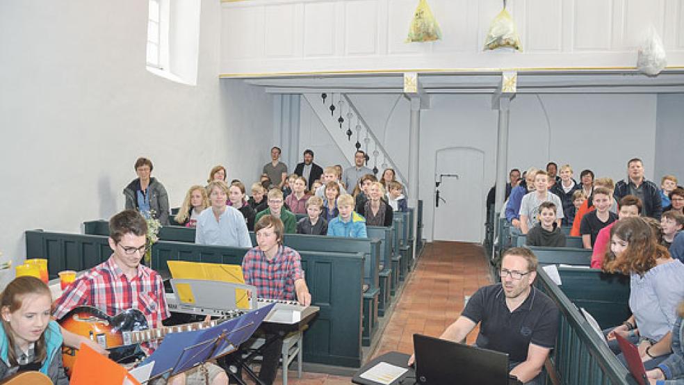 Beim Jugendgottesdienst in Stapelmoor im Mai ging es hauptsächlich um die Klimakrise. © Foto: privat