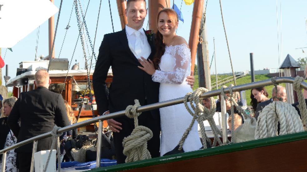 Bei Trauungen - wie hier auf dem Kutter 