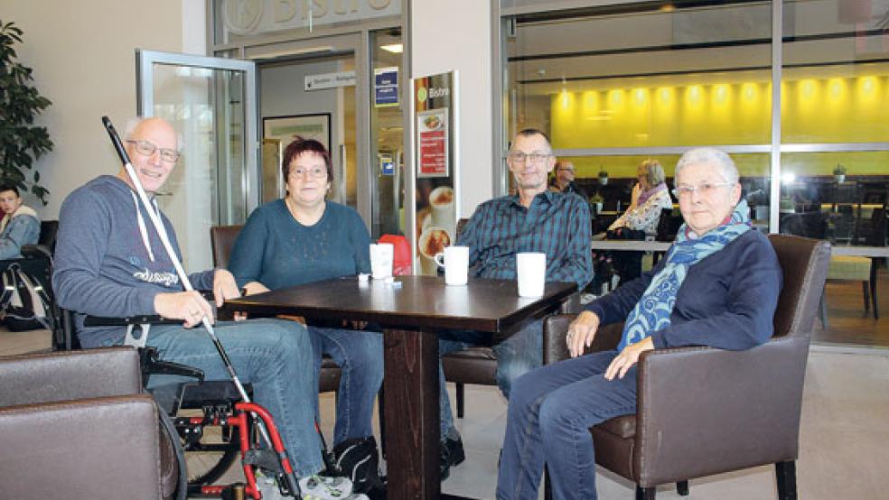 Der harte Kern der Selbsthilfegruppe: Axel Langner, Ulrike Hemmann, Dieter de Buhr und Brigitta Kramer (von links). © Foto: Berents