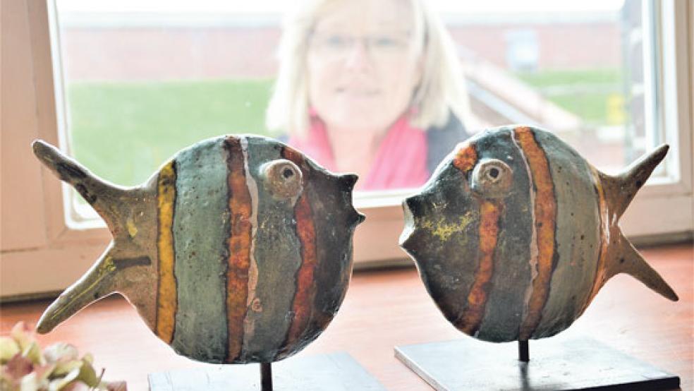 Bei Kunst kommt es immer auf den Blickwinkel an (Bild rechts). © Fotos: Himstedt