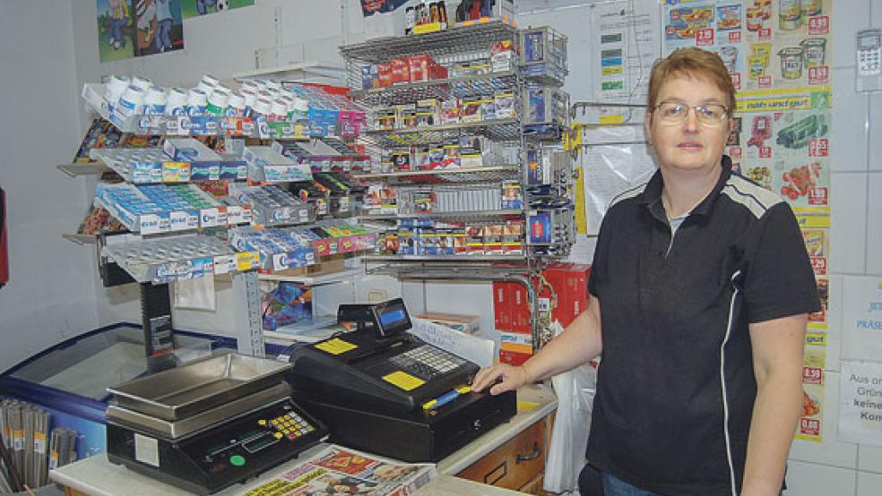37 Jahre war hier der Platz von Sabine Fokken bei »nah und gut«. © Foto: Hoegen