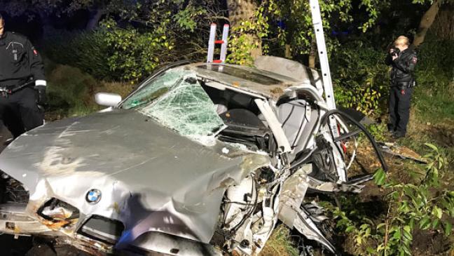 Fahranfänger nach schwerem Unfall in Lebensgefahr