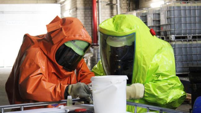 Gefahrgut: Übung bei Klingele