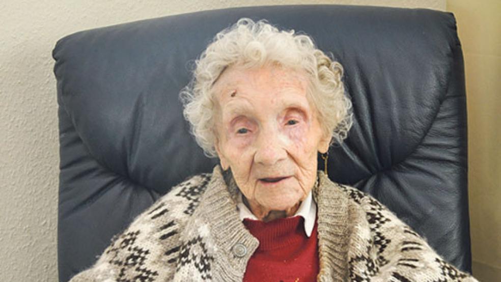 Sophie Boelsen wurde am 10. November 1910 in Nortmoor geboren. © Foto: Wolters