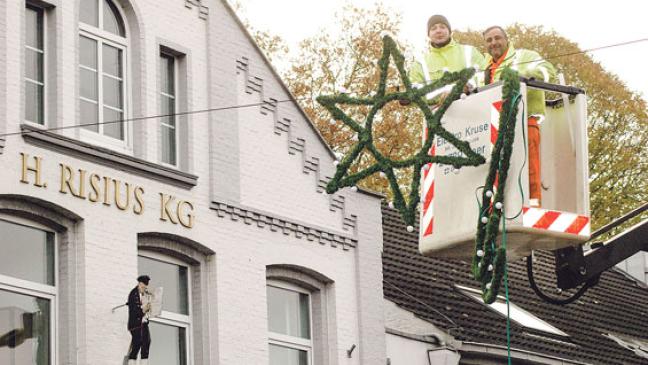 Vorweihnachtliche Atmosphäre in der Innenstadt