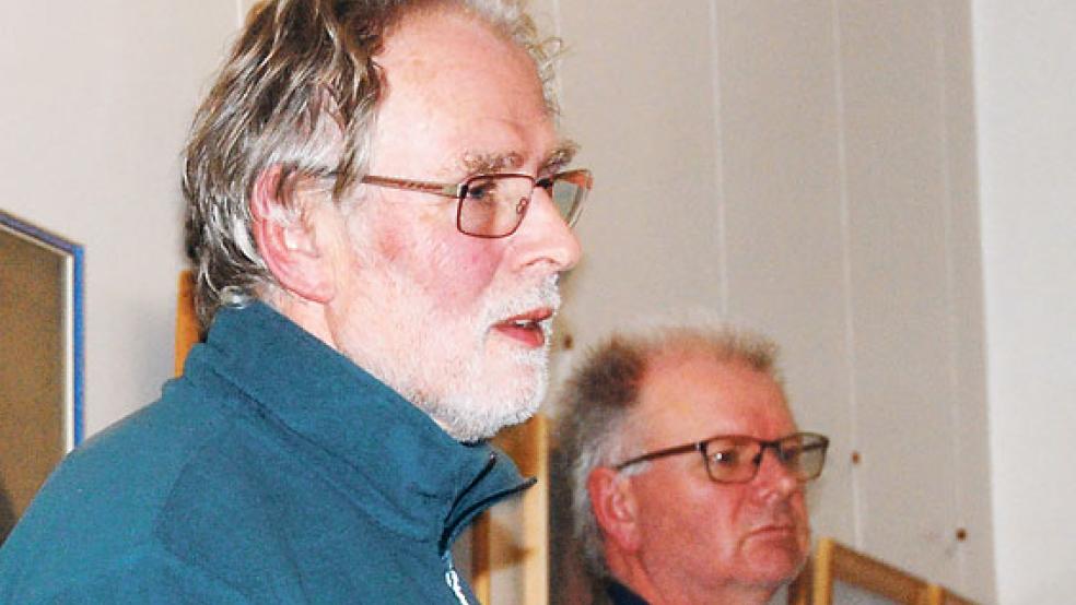 Erläuterten die Planungen: Anton Fokken (links) und Rolf Bottenbruch von Thalen Consult. © Fotos: Hoegen