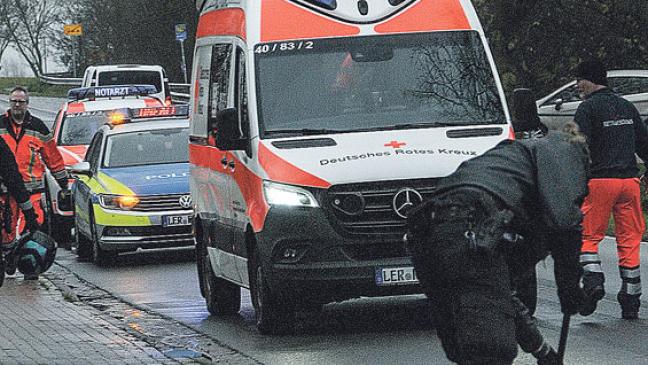 Jemgumer verletzt sich bei Auffahrunfall