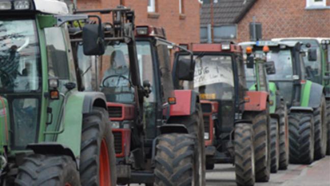 Landwirte veranstalten Mahnwache