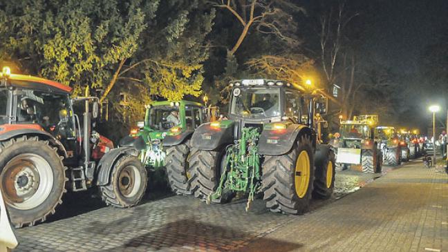 Trecker-Protest ohne Chaos