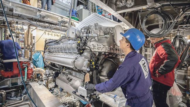 Das »Herz« für »Hamburg« eingebaut