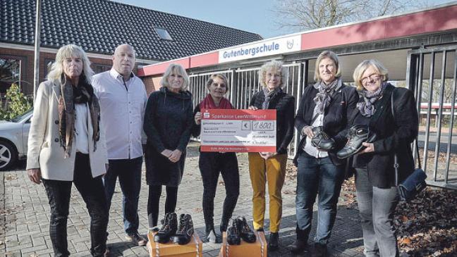 Arbeitsschuhe für die Gutenbergschule