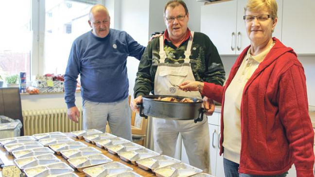 Schokolade und Schinken zum Fest