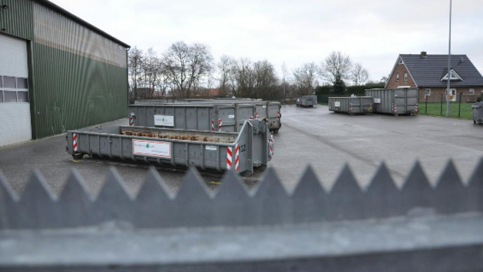 Die Anlieferungsmengen beim Wertstoffhof in Möhlenwarf sind zwölf Monate nach der Einführung einer neuen Preisstaffelung am 2. Januar 2019 stark eingebrochen. © Boelmann