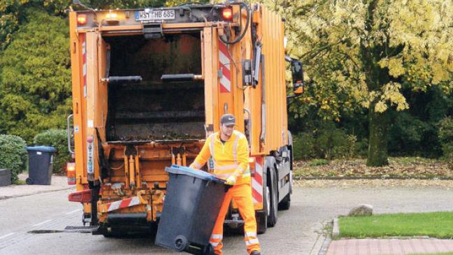 Kaum Probleme mit der Tonne