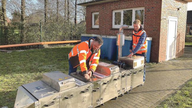 Luftfilter an der Pumpstation als »Zwischenlösung«