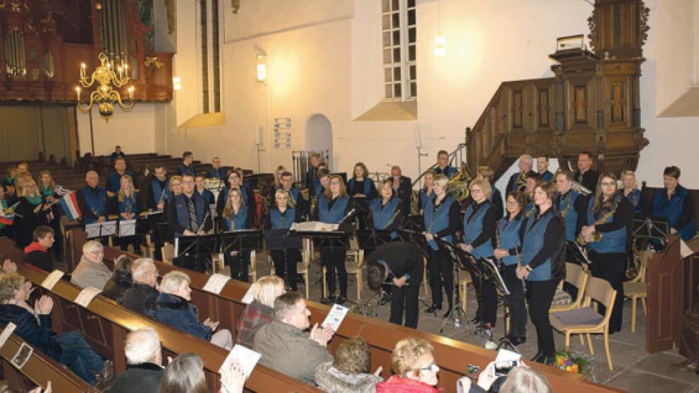 Das Blasorchester des TMV gestaltet den zweiten Teil des Neujahrskonzertes. © Foto: privat