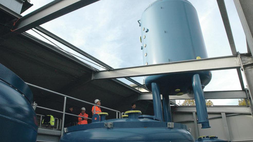 Die Filterkessel zur Trinkwasser-Aufbereitung wurden bereits im September und November 2018 angeliefert. © Archivfoto: Szyska