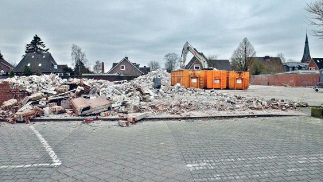 Auktionshalle abgerissen - Neubau entsteht