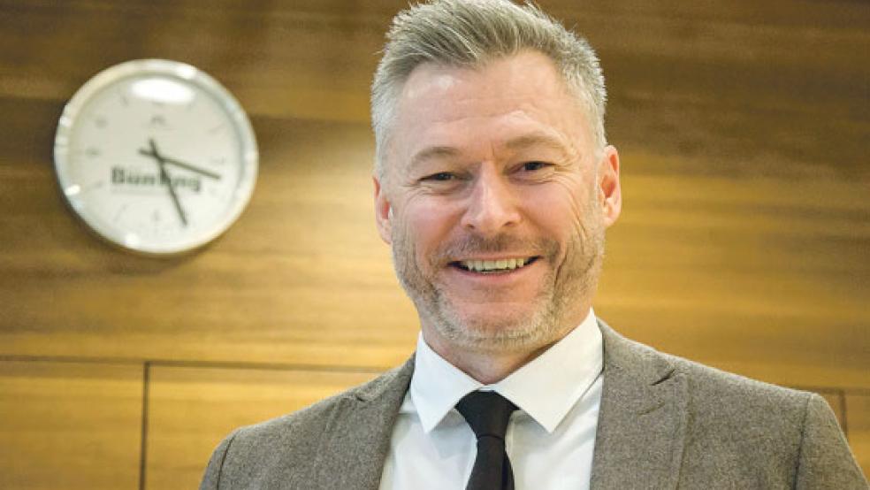 Gute Zeiten bei Bünting: Nach Jahren der Krise hat die Unternehmensgruppe erstmals in 2018 wieder schwarze Zahlen geschrieben, wie Vorstandsvorsitzender Markus Buntz jetzt mitteilen konnte. © Foto: Hanken