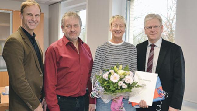 Dank für engagierte und zuverlässige Arbeit seit 25 Jahren