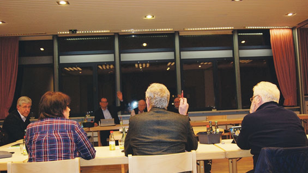 Bei der Abstimmung zum Bebauungsplan »Böhmerwold Lohnunternehmen Gruis« gab es im Ausschuss eine Mehrheit von drei »Ja«-Stimmen bei einer Enthaltung und einer »Nein«-Stimme. © Foto: Hoegen