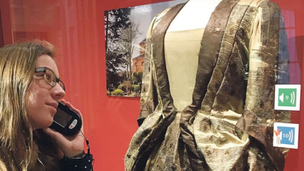 Besucher können sich mit einem Audioguide durch das Historische Museum in Aurich führen lassen. © Foto: privat