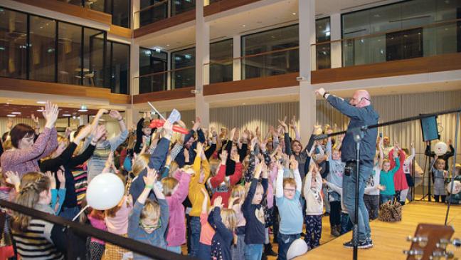 Konfettikanone zum großen Finale