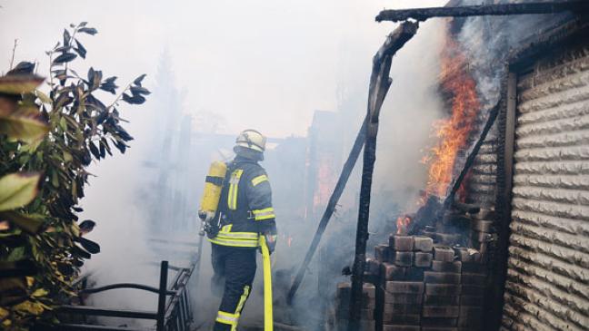 Motorrad konnte gerettet werden