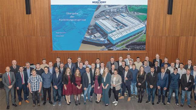 Meyer Werft übernimmt alle Absolventen