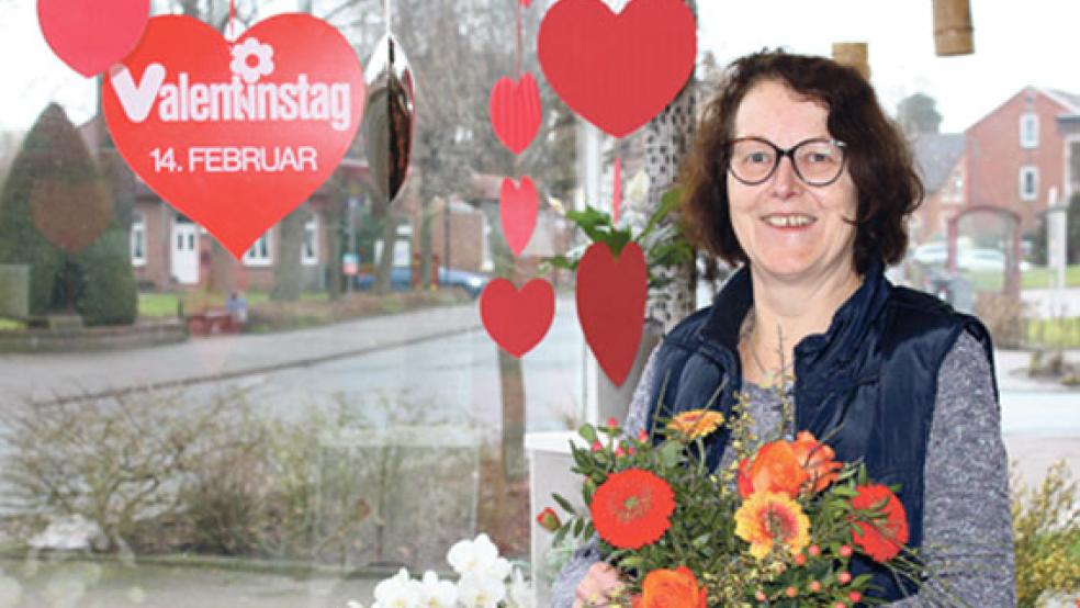 Ingrid Kelterer-Brake hat vor einigen Jahren eine eher ungewöhnliche Erfahrung gemacht. Ein Kunde bestellte 1000 Rosen zum Valentinstag. © Foto: Berents