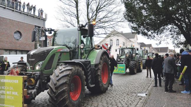 Bauern-Protest in Leer