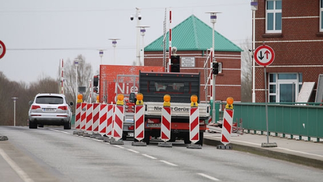 Jann-Berghaus-Brücke wegen Arbeiten halbseitig gesperrt