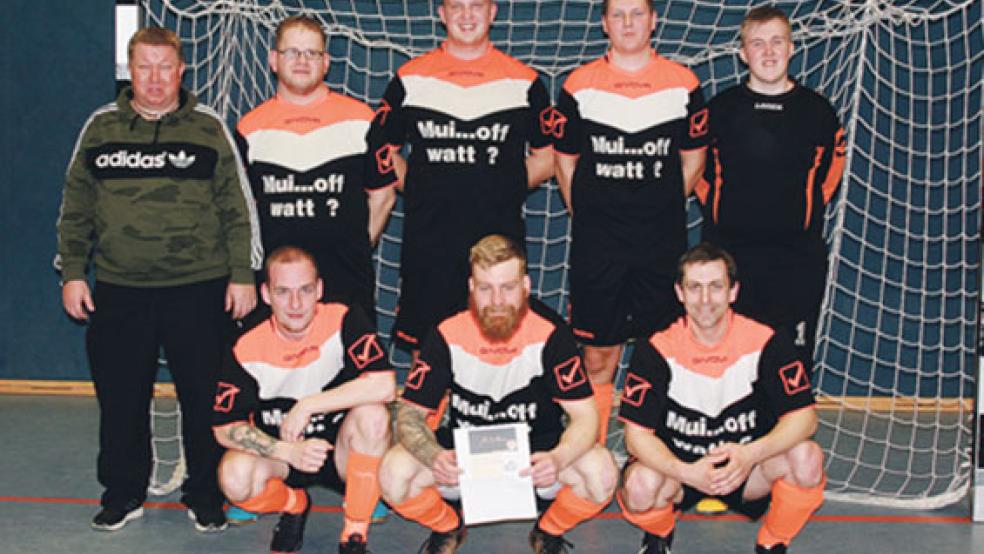 Das Team vom SV Wymeer-Boen II feierte den Turniersieg. © Foto: Born