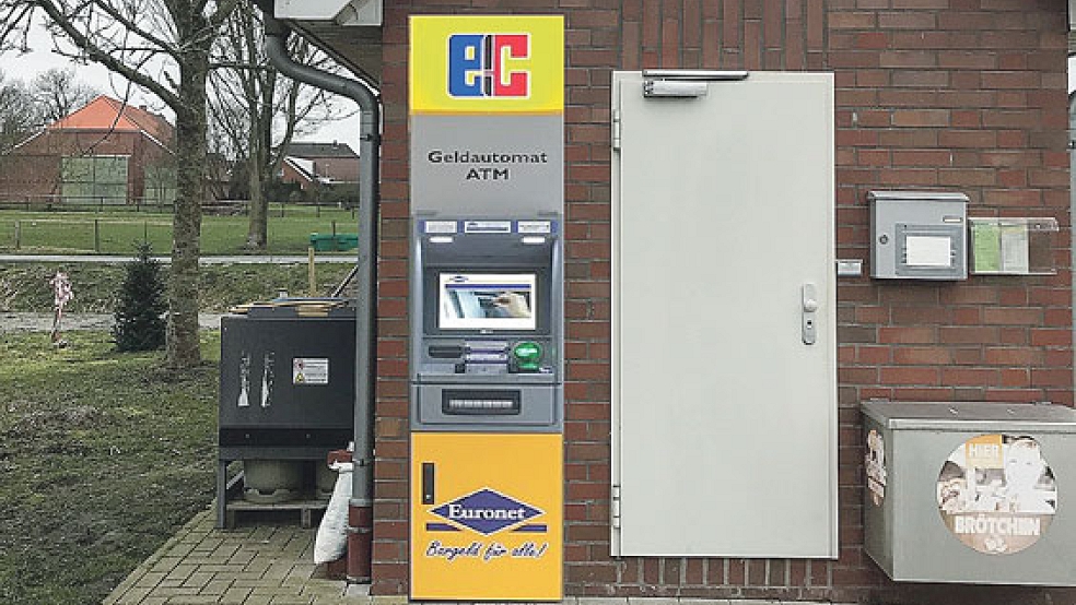 Auf dem Wohnmobilplatz soll der Geldautomat am Versorgungsgebäude aufgestellt werden. © Fotomontage: Euronet