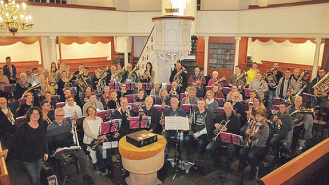 70 Musiker üben fürs Posaunenfest