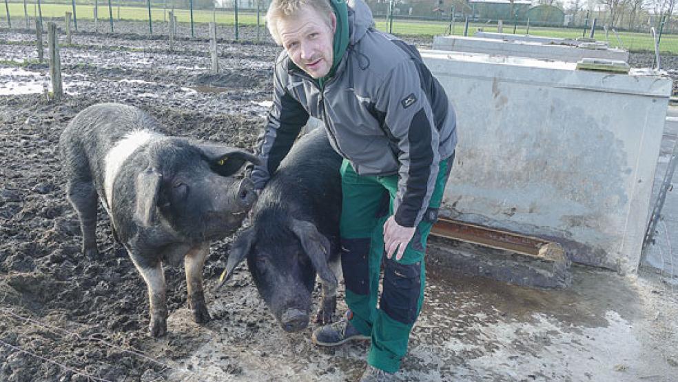 »Uns hat das Wohl der Tiere schon immer sehr am Herzen gelegen«, sagt Hermann Poppen. © Fotos: Jürgens