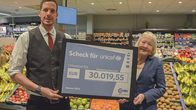 43.347,41 Euro an Erlös für UNICEF