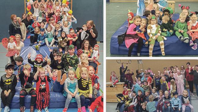 Karneval bei Turnstunden im Rheiderland