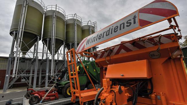 Weniger Streusalz in mildem Winter