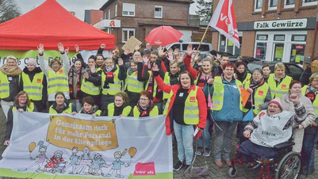 Solidarität in der Mittagspause