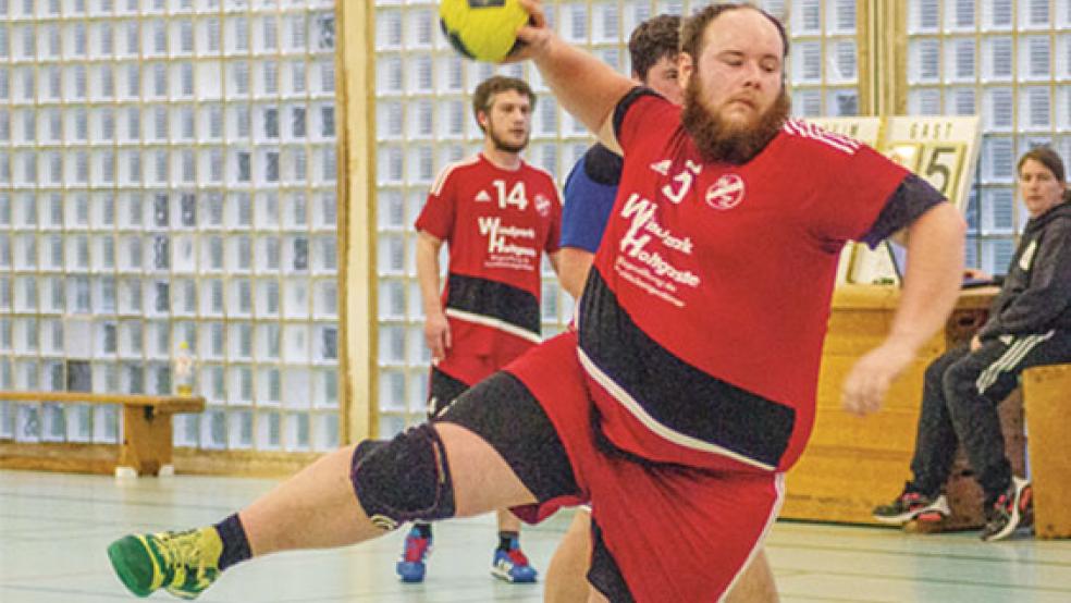 Jan Hüncke traf gegen die HSG Emden III viermal für sein Team. © Foto: Ostendorp
