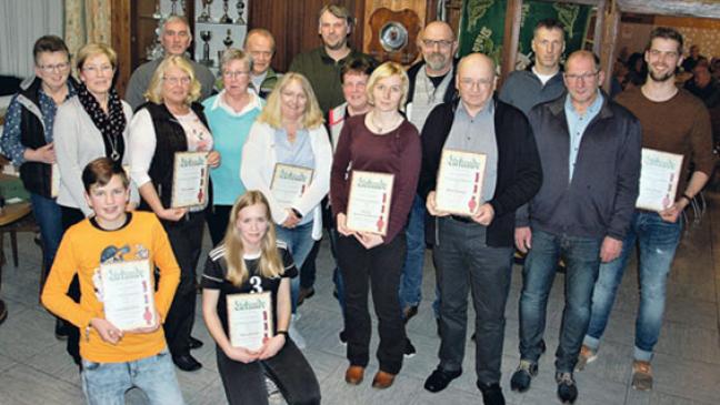 Teutonen feiern  gemütlichen Abend